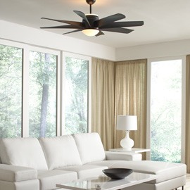 LiV AND STAY COOL IN MIAMI WITH A CEILING FAN AS STYLISH AS IT IS FUNCTIONAL